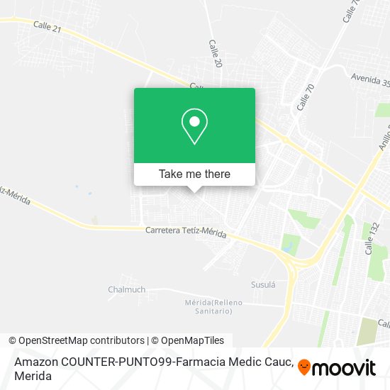 Amazon COUNTER-PUNTO99-Farmacia Medic Cauc map