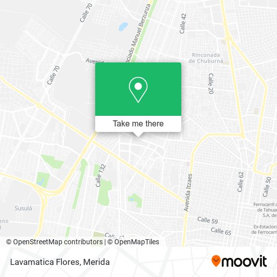 Mapa de Lavamatica Flores
