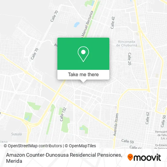 Mapa de Amazon Counter-Dunosusa Residencial Pensiones