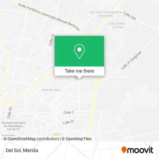 Mapa de Del Sol