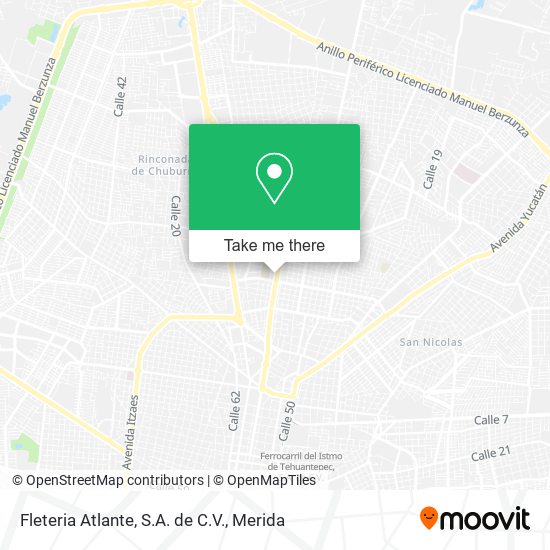 Mapa de Fleteria Atlante, S.A. de C.V.