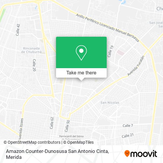Mapa de Amazon Counter-Dunosusa San Antonio Cinta