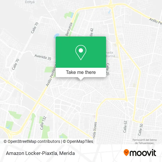 Amazon Locker-Piaxtla map