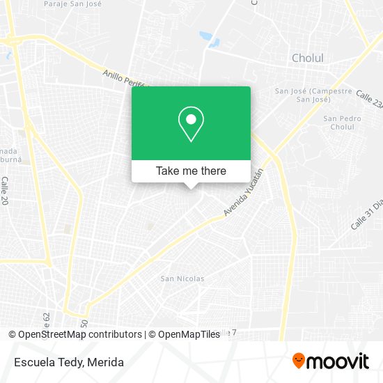 Mapa de Escuela Tedy