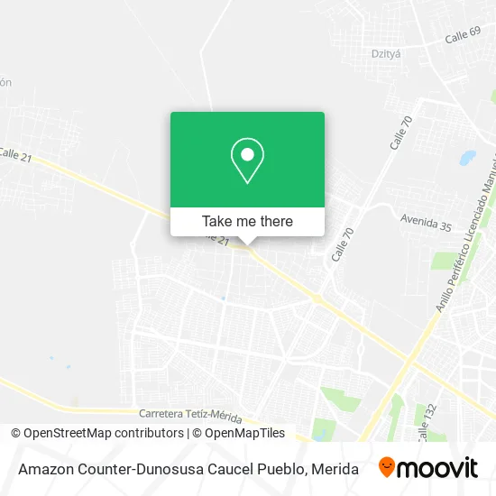 Mapa de Amazon Counter-Dunosusa Caucel Pueblo