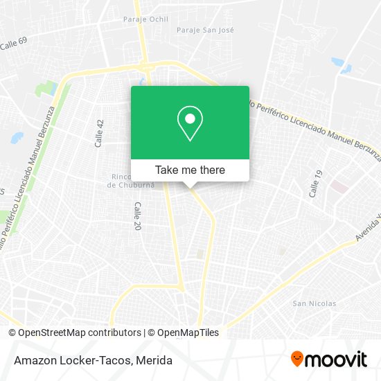 Amazon Locker-Tacos map