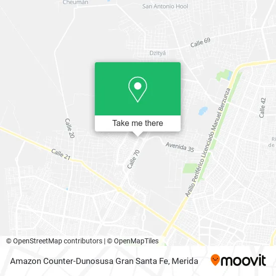 Mapa de Amazon Counter-Dunosusa Gran Santa Fe