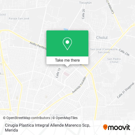 Cirugia Plastica Integral Allende Marenco Scp map