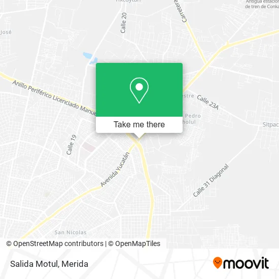 Mapa de Salida Motul