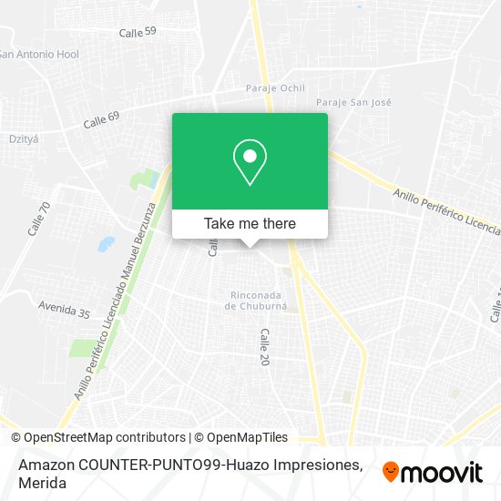 Amazon COUNTER-PUNTO99-Huazo Impresiones map