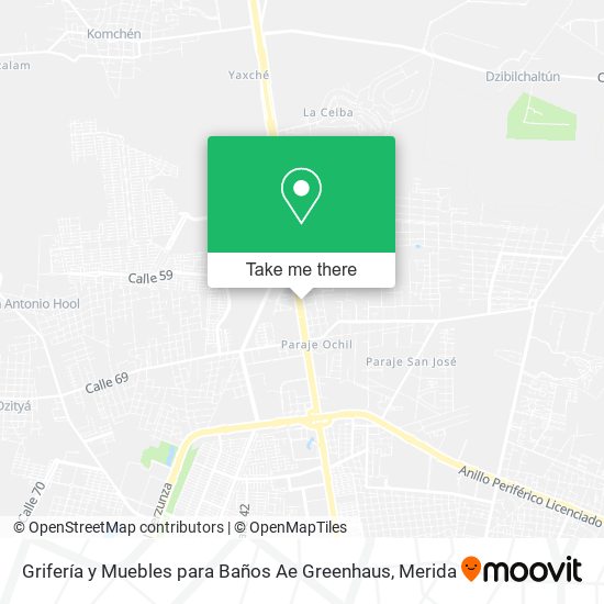 Grifería y Muebles para Baños Ae Greenhaus map
