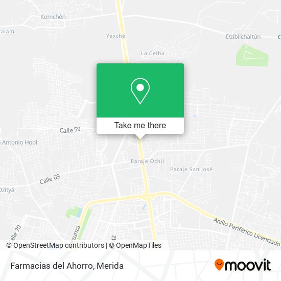 Mapa de Farmacias del Ahorro