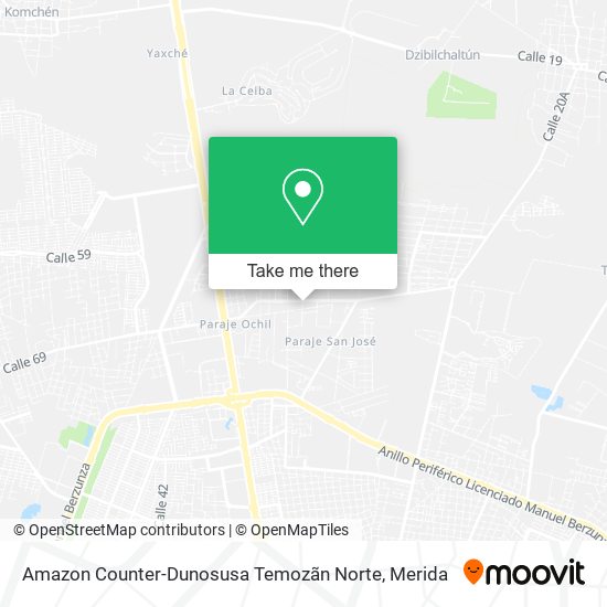 Amazon Counter-Dunosusa Temozãn Norte map