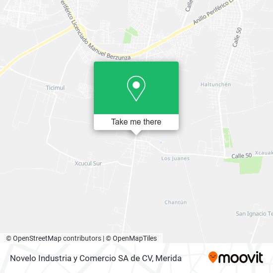 Novelo Industria y Comercio SA de CV map