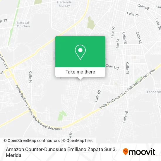 Amazon Counter-Dunosusa Emiliano Zapata Sur 3 map