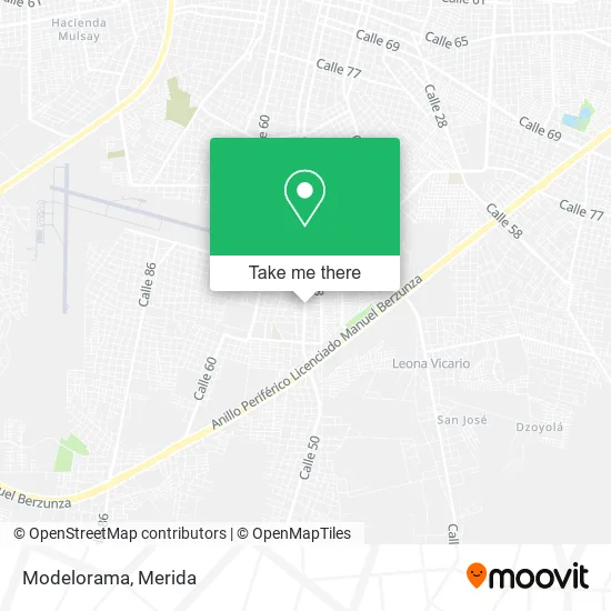 Mapa de Modelorama