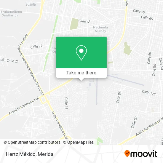 Hertz México map