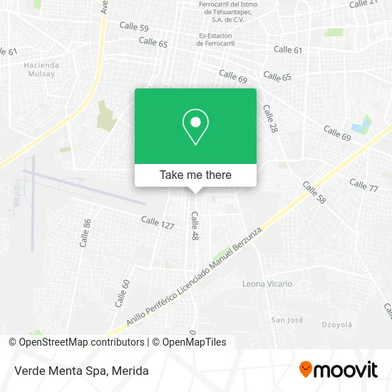 Verde Menta Spa map