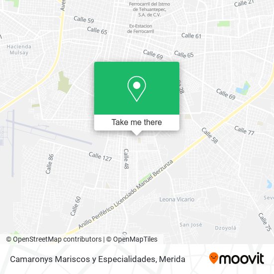 Camaronys Mariscos y Especialidades map