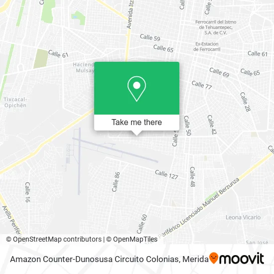 Amazon Counter-Dunosusa Circuito Colonias map
