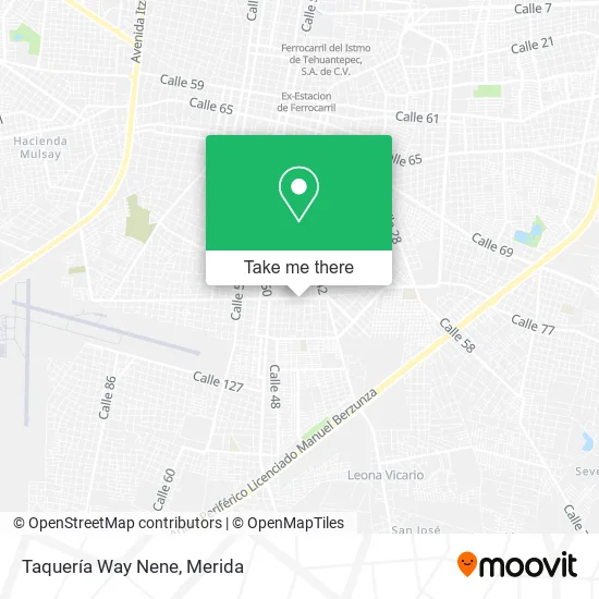 Mapa de Taquería Way Nene