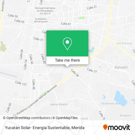 Yucatán Solar- Energía Sustentable map