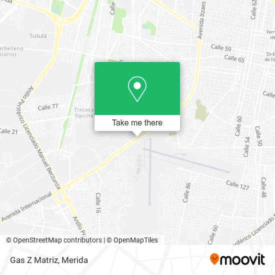 Gas Z Matriz map