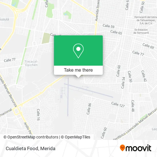 Cualdieta Food map