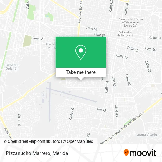 Mapa de Pizzanucho Marrero