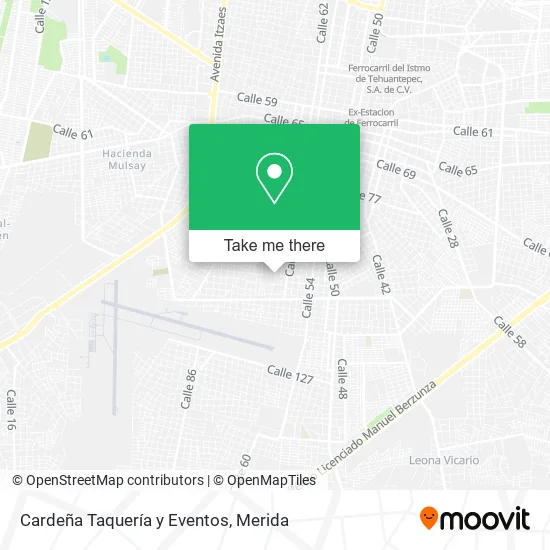 Cardeña Taquería y Eventos map