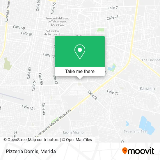 Pizzería Domis map