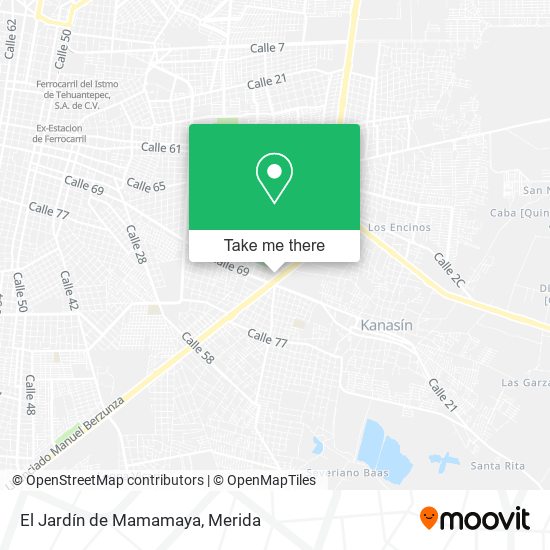 Mapa de El Jardín de Mamamaya
