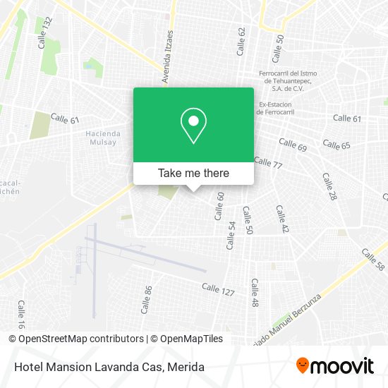 Hotel Mansion Lavanda Cas map