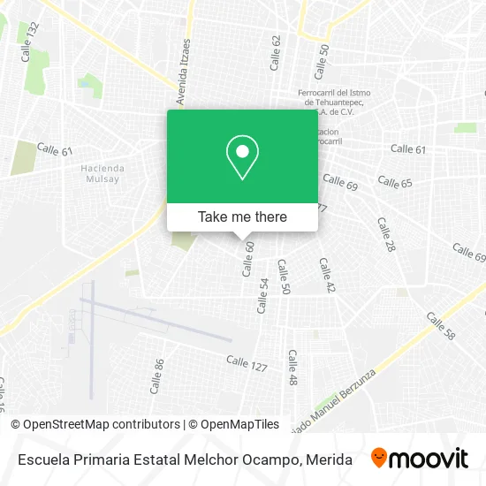 Mapa de Escuela Primaria Estatal Melchor Ocampo