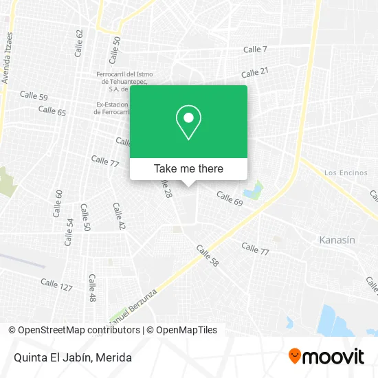 Quinta El Jabín map