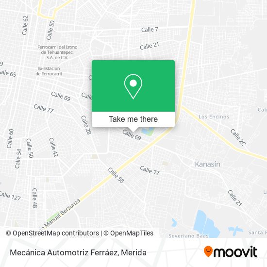 Mecánica Automotriz Ferráez map