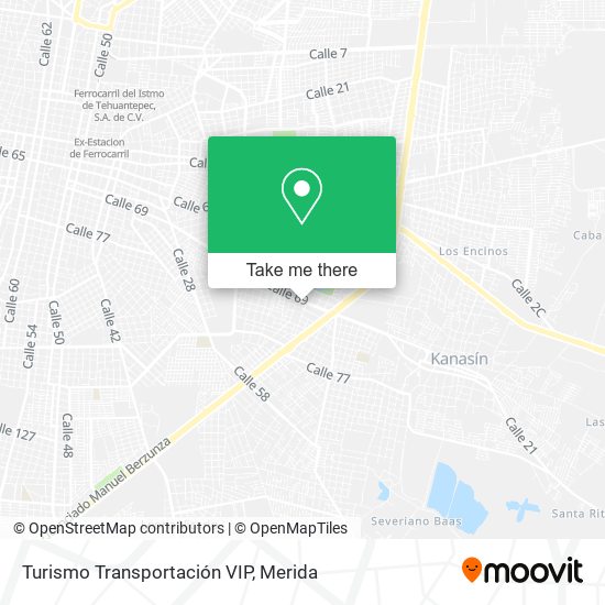 Turismo Transportación VIP map