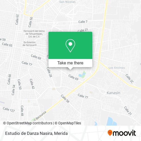 Estudio de Danza Nasira map