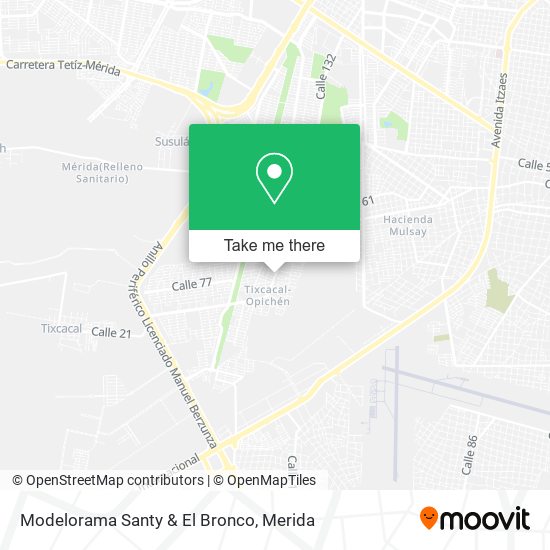 Modelorama Santy & El Bronco map