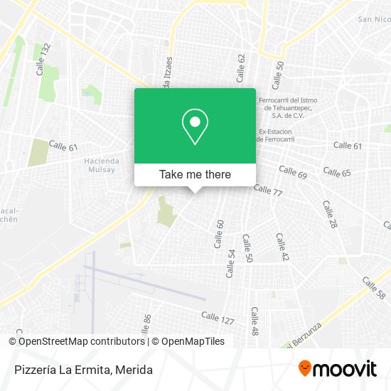 Pizzería La Ermita map