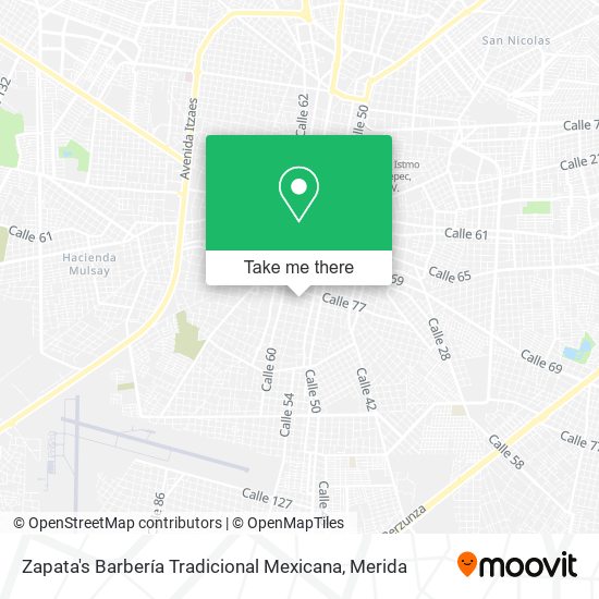 Zapata's Barbería Tradicional Mexicana map