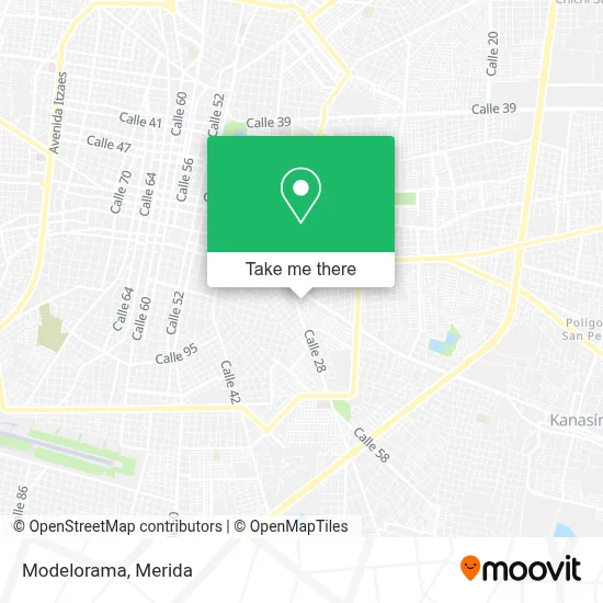 Modelorama map