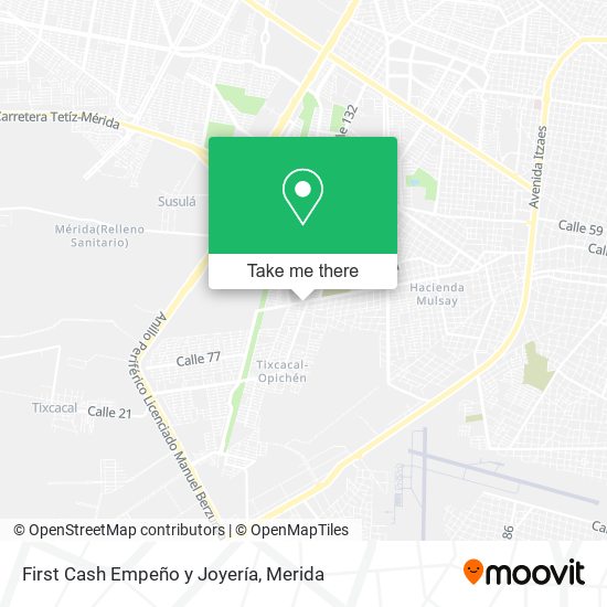 Mapa de First Cash Empeño y Joyería