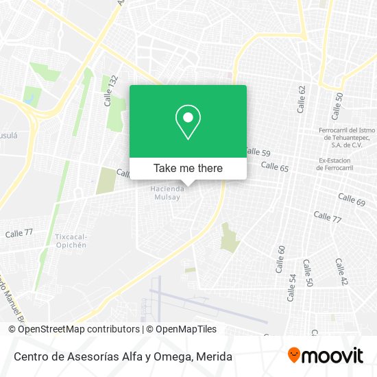 Centro de Asesorías Alfa y Omega map