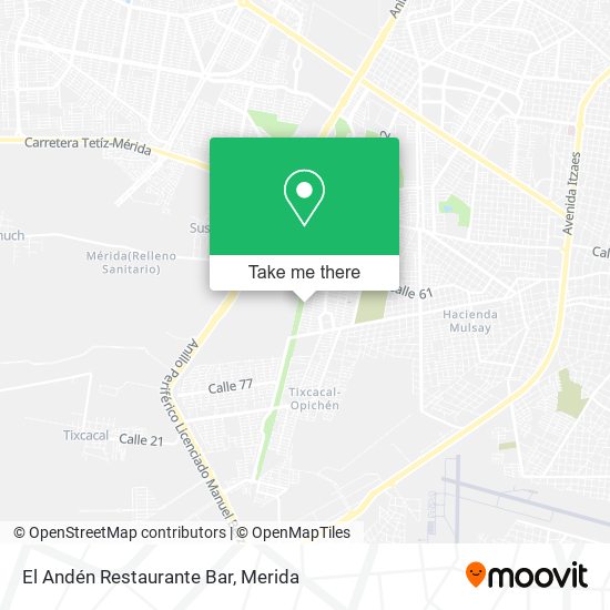 El Andén Restaurante Bar map