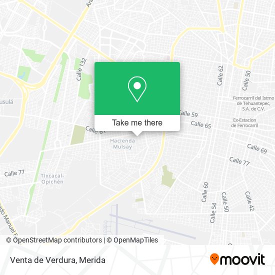 Venta de Verdura map