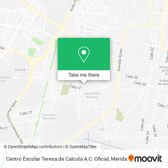 Centro Escolar Teresa de Calcuta A.C. Oficial map