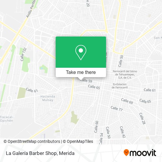 La Galería Barber Shop map