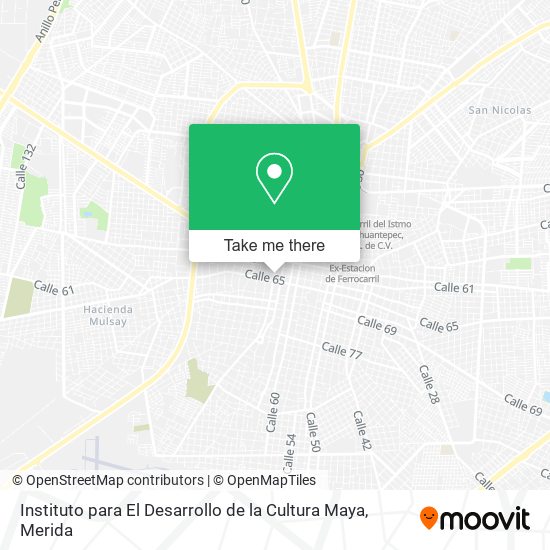 Instituto para El Desarrollo de la Cultura Maya map