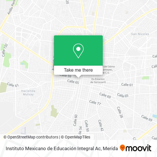 Instituto Mexicano de Educación Integral Ac map